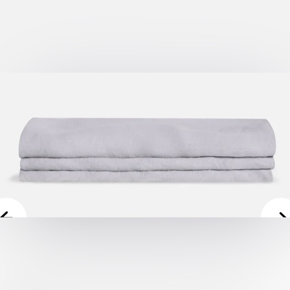 NEW King Washed Linen Core Sheet Set in color lilac haze- no longer available!